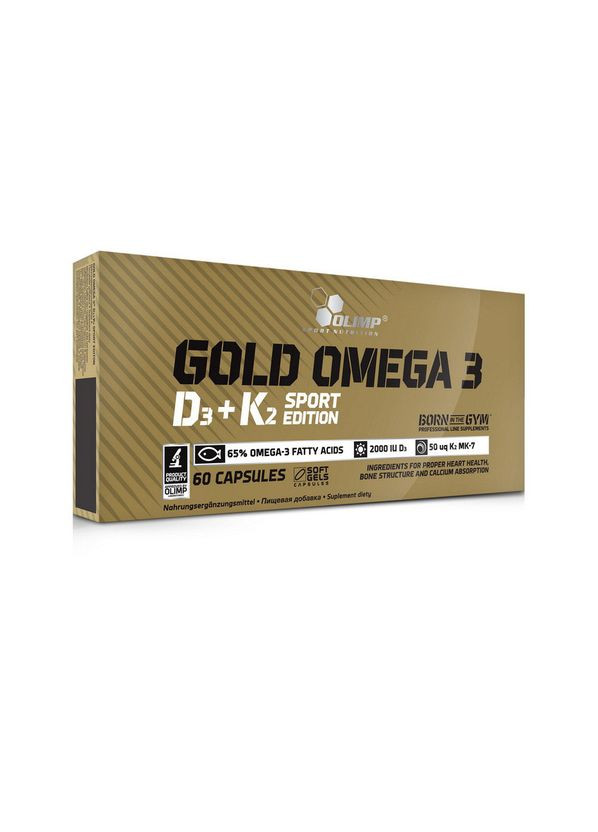 Gold Omega 3 D3+K2 sport edition (60 caps) Olimp (363026416)