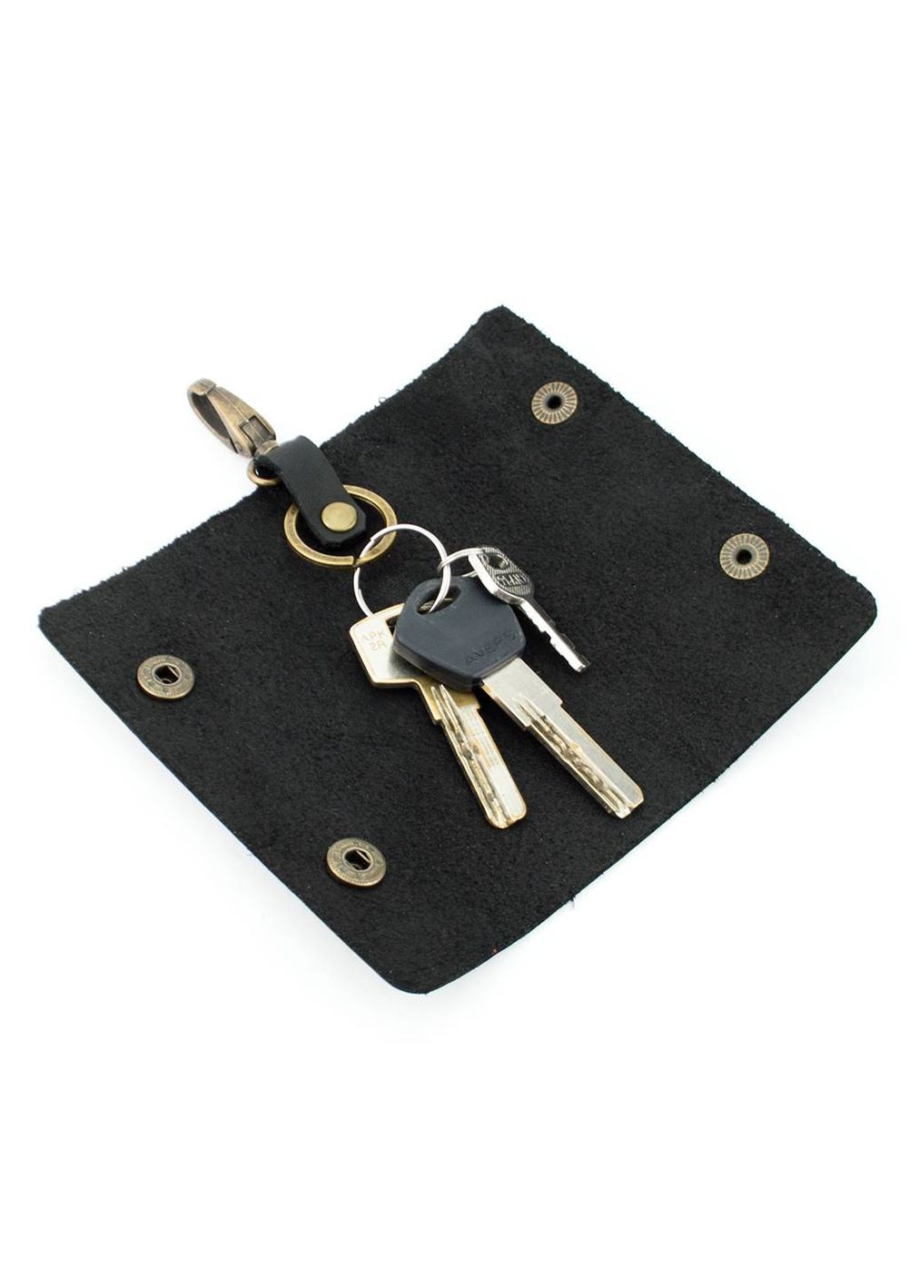 Подарочный набор мужской №41 (черный) ремень, портмоне, обложка, ключница HandyCover (302211517)