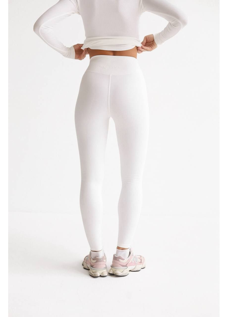 Жіночі утеплені легінси з високою посадкою MonCher (363849219)