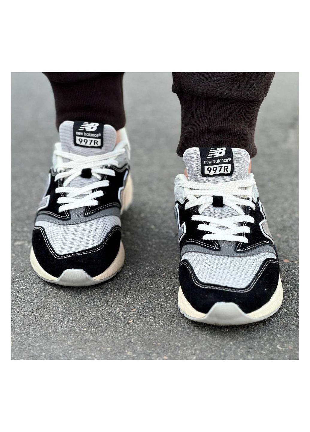 Серые демисезонные мужские кроссовки No Brand