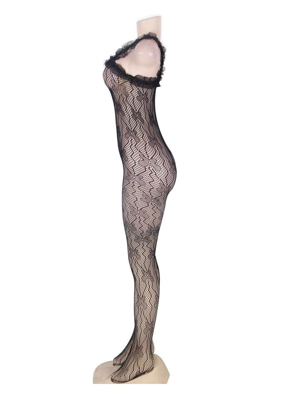 Комбінезон ажурний з відкритим доступом Star Night чорний, XS-M No Brand (303904169)