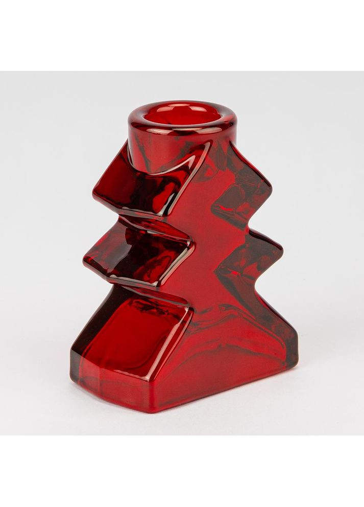 Набір з 2 підсвічників Ялинка, червоний, 8,5х7 см (2 набори) ELISEY (366215063)