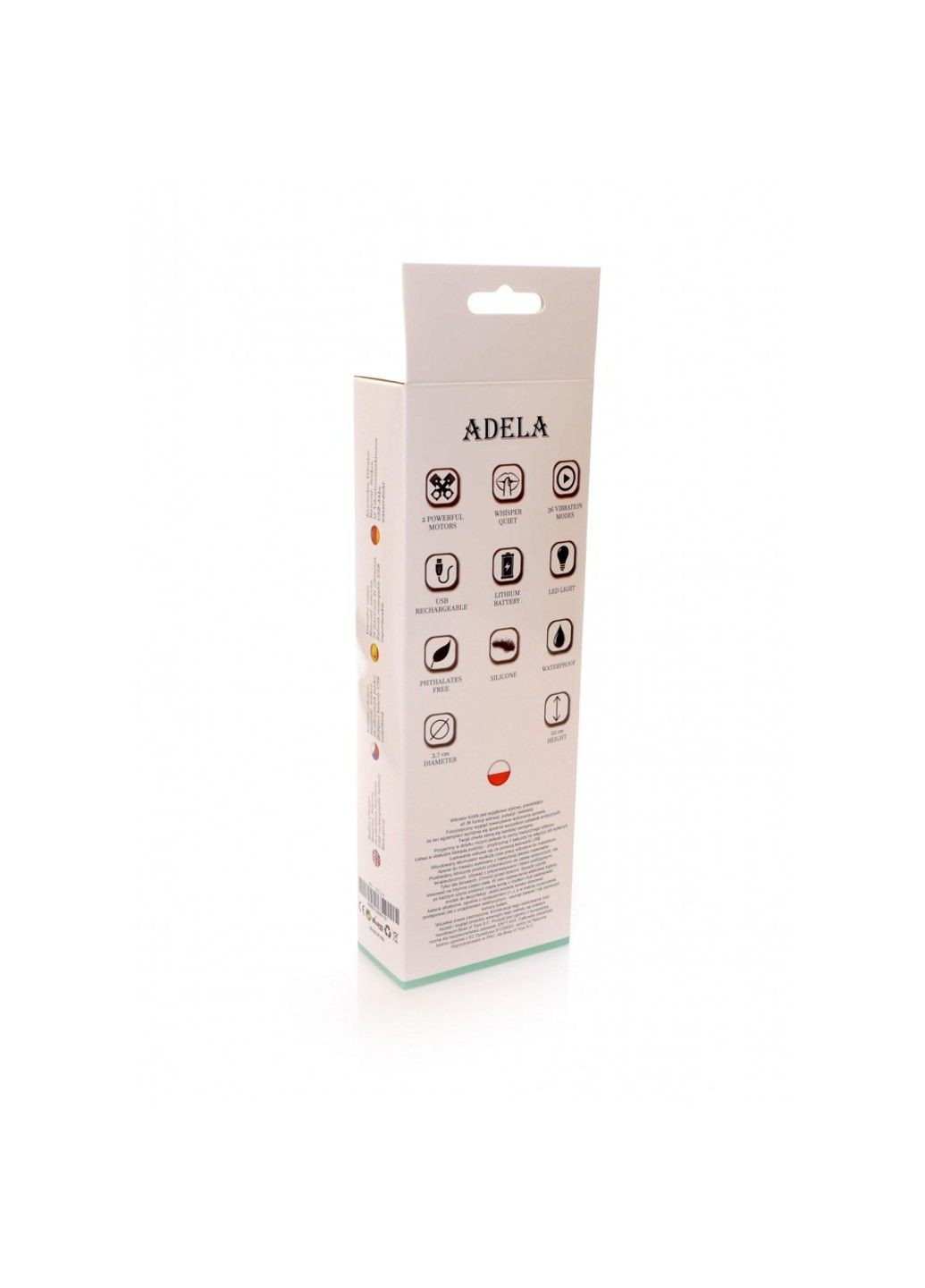 Вібратор-кролик ADELA Pink USB 12 режимів вібрації та 6 пульсацій Boss Series (292012125)