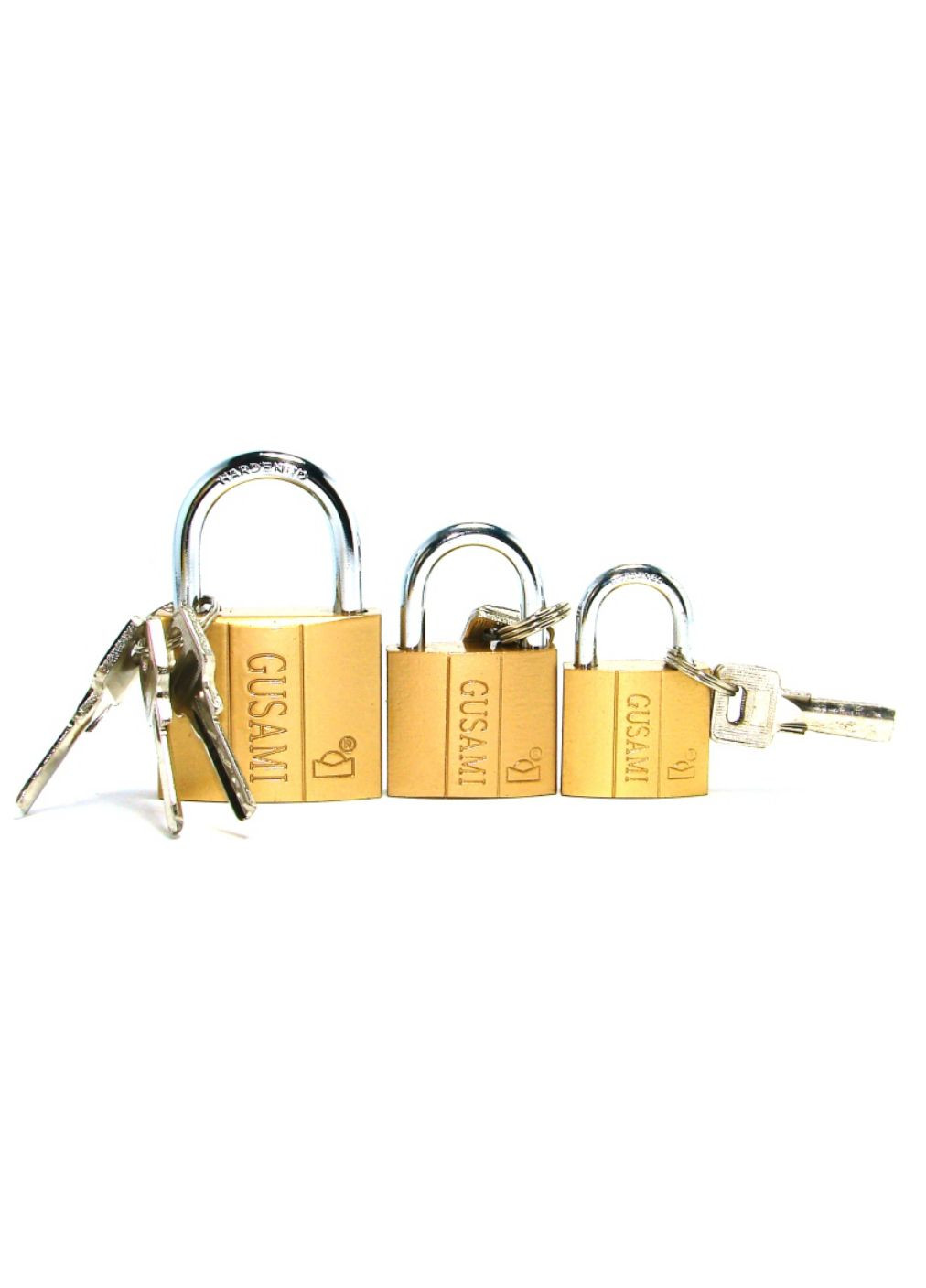 Замок Gusami (золото) 50мм (10/120) No Brand (346240957)