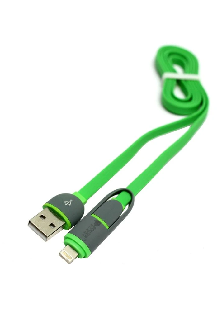 Кабель Quick Charge USB 2.0 AM/Lightning/Micro 1м (KD00AS1291) PowerPlant (323092896)