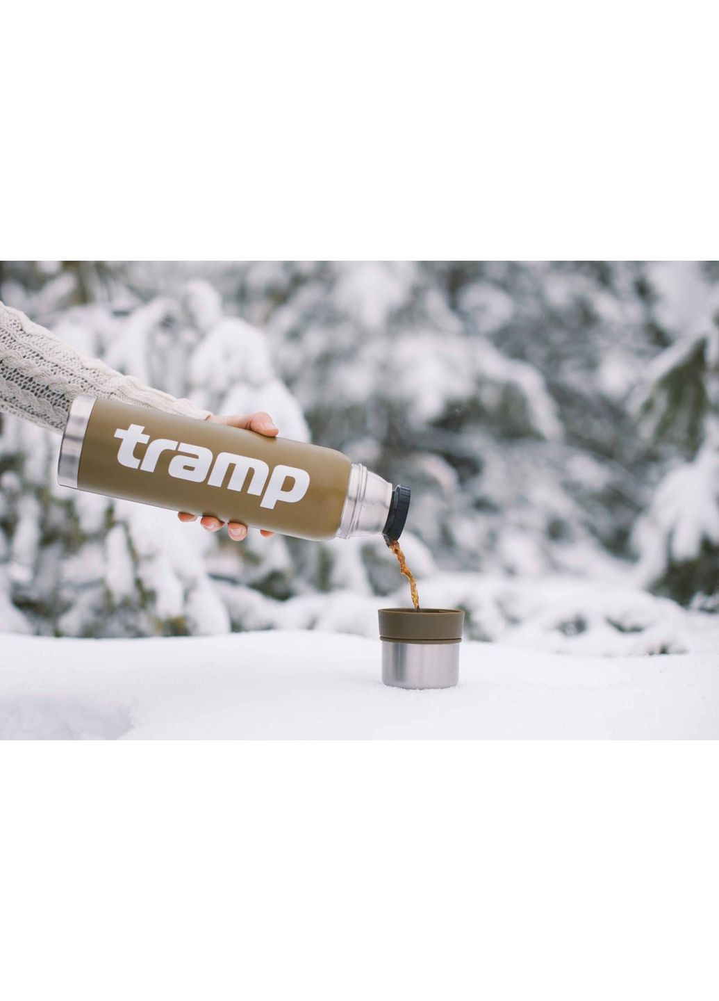 Термос Expedition Line 0,9 л UTRC-027 Оливковий Tramp (366221395)