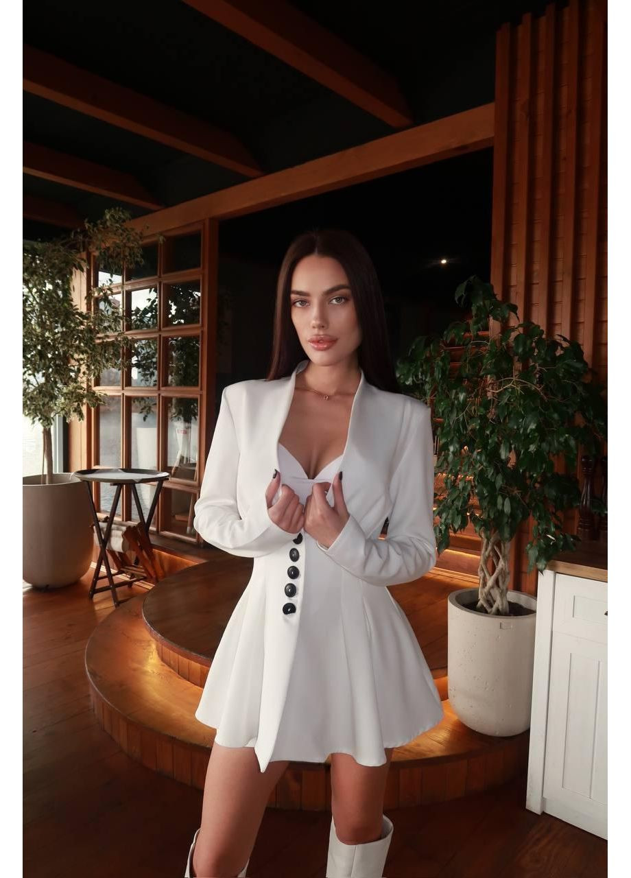 Жіночий костюм блейзер + спідниця, 46/48 No Brand (368870606)