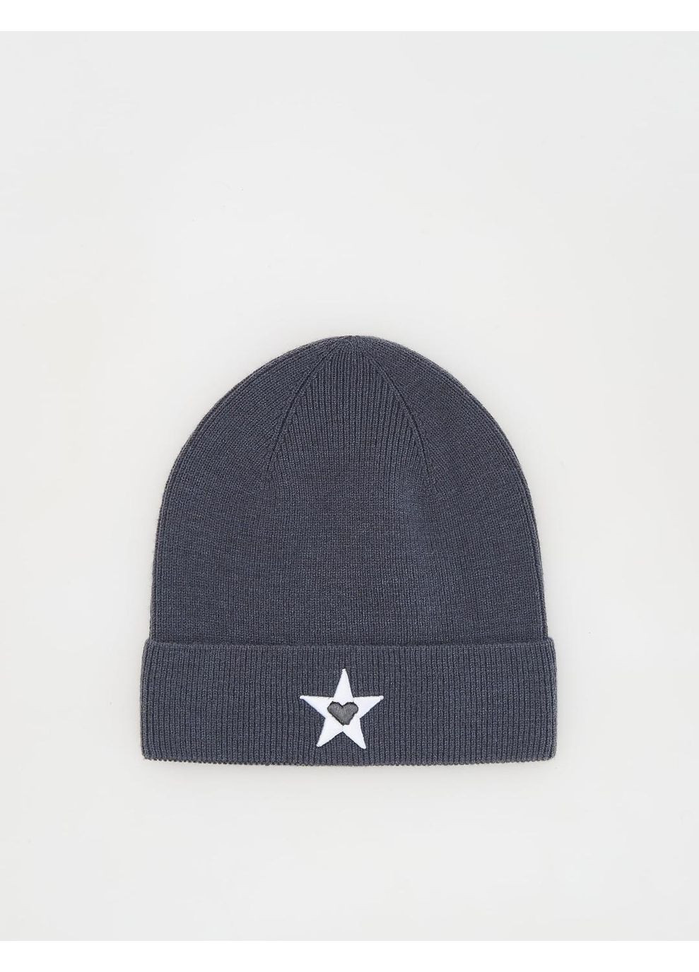 Детская демисезонная шапка-бини для девочки Черная (25091108) Reserved (361680046)