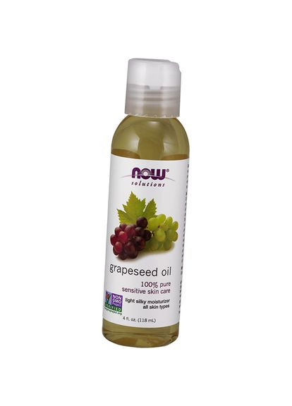 Масло из виноградных косточек, Grapeseed Oil, 118мл (43128011) Now Foods (324431750)