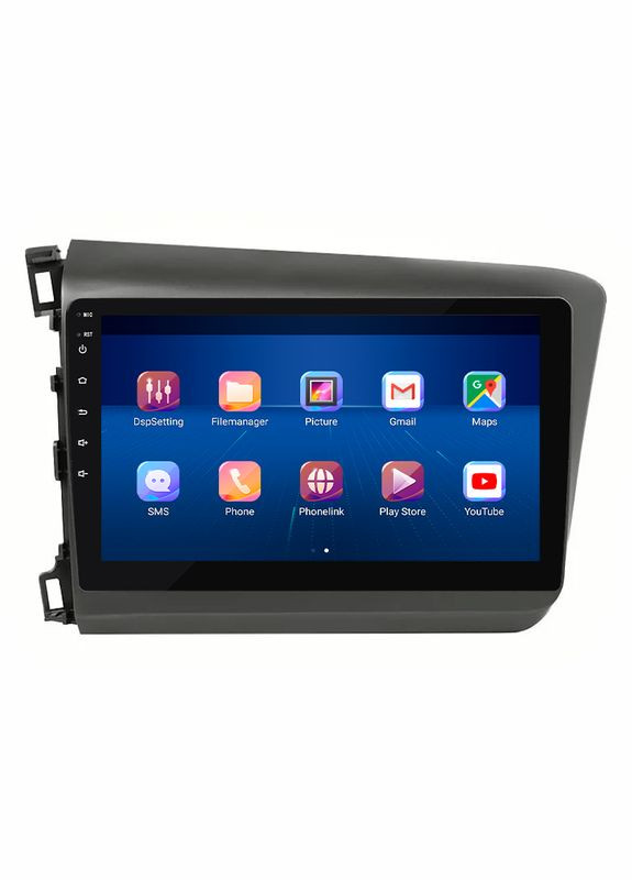 Штатна магнітола 9" Honda Civic 2011-2015 2+32 4G Top Андроїд 9 6 шт. Lesko (336192886)