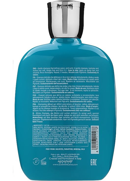 Шампунь для кучерявого волосся Semi Di Lino Curls Enhancing Low Szampon 1000ml (882971-63119) Alfaparf (368663510)