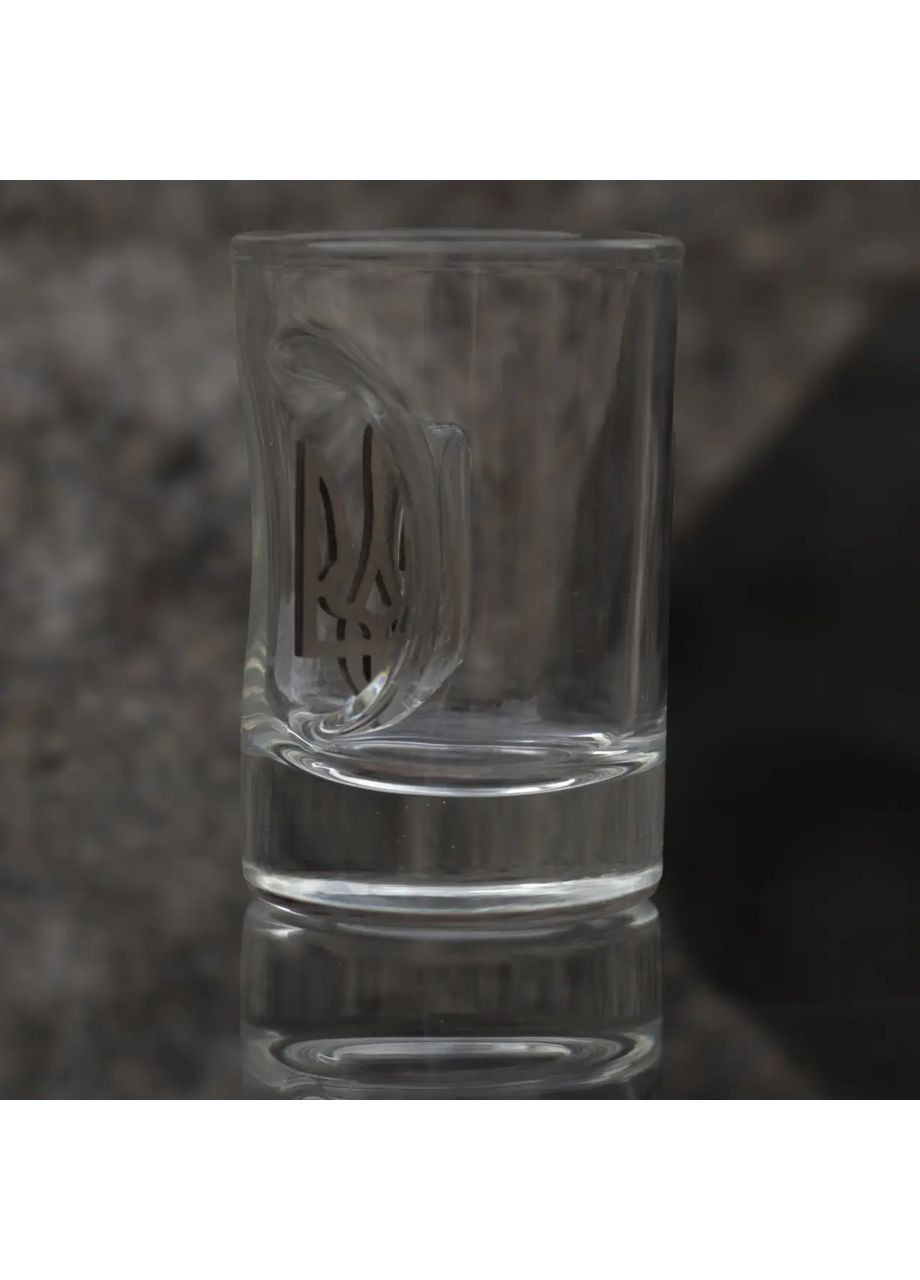 Набор рюмок с шаром, гербом и лимонкой Деревянная упаковка Handmade 225-001-035 (366889329)