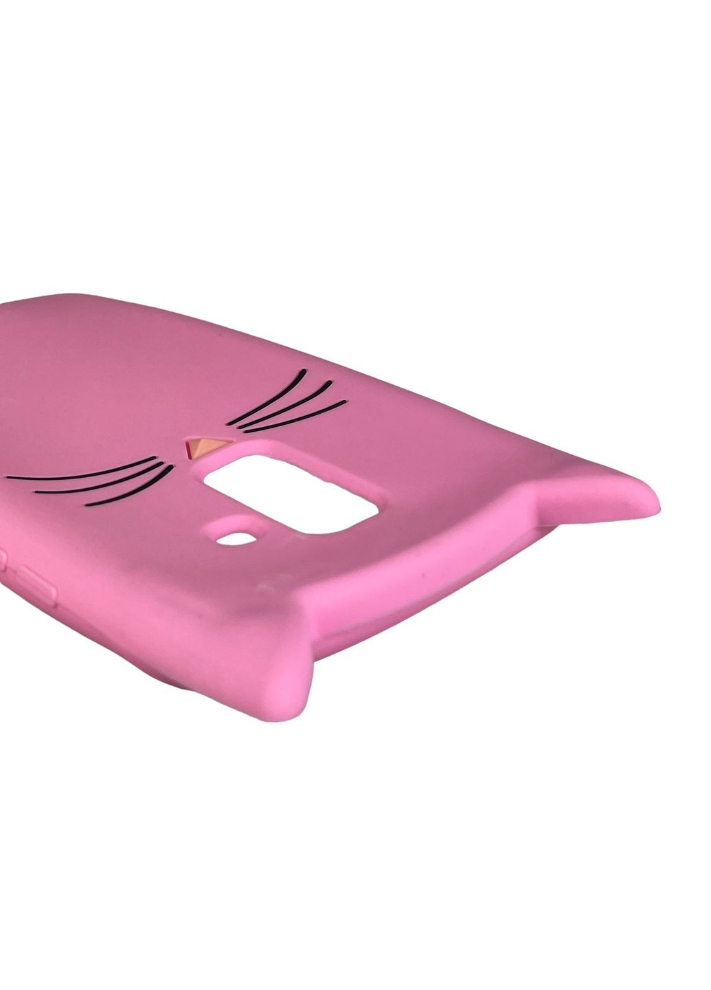 Чехол для Galaxy A6 Plus 2018 SM-A605 детский с котиком на самсунг а6 плюс 2018 а605 розовый Samsung (366018928)