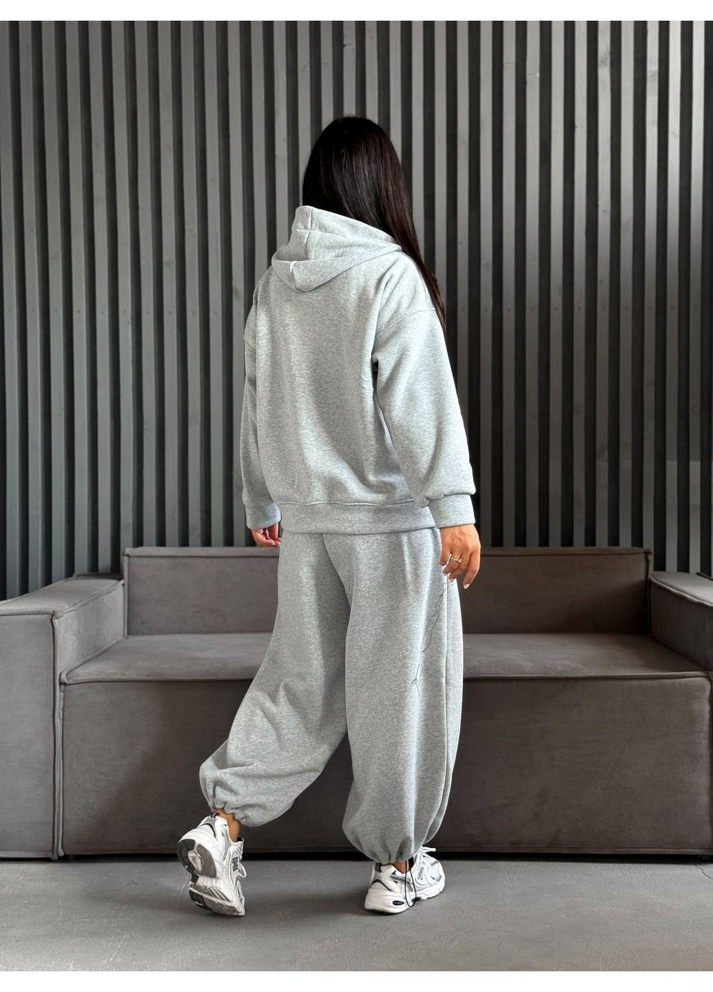 Женский костюм на флисе оверсайз Osoblyva (363041482)