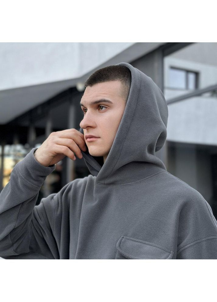 Мужской зимний спортивный костюм флисовый серый Freedom (366449501)