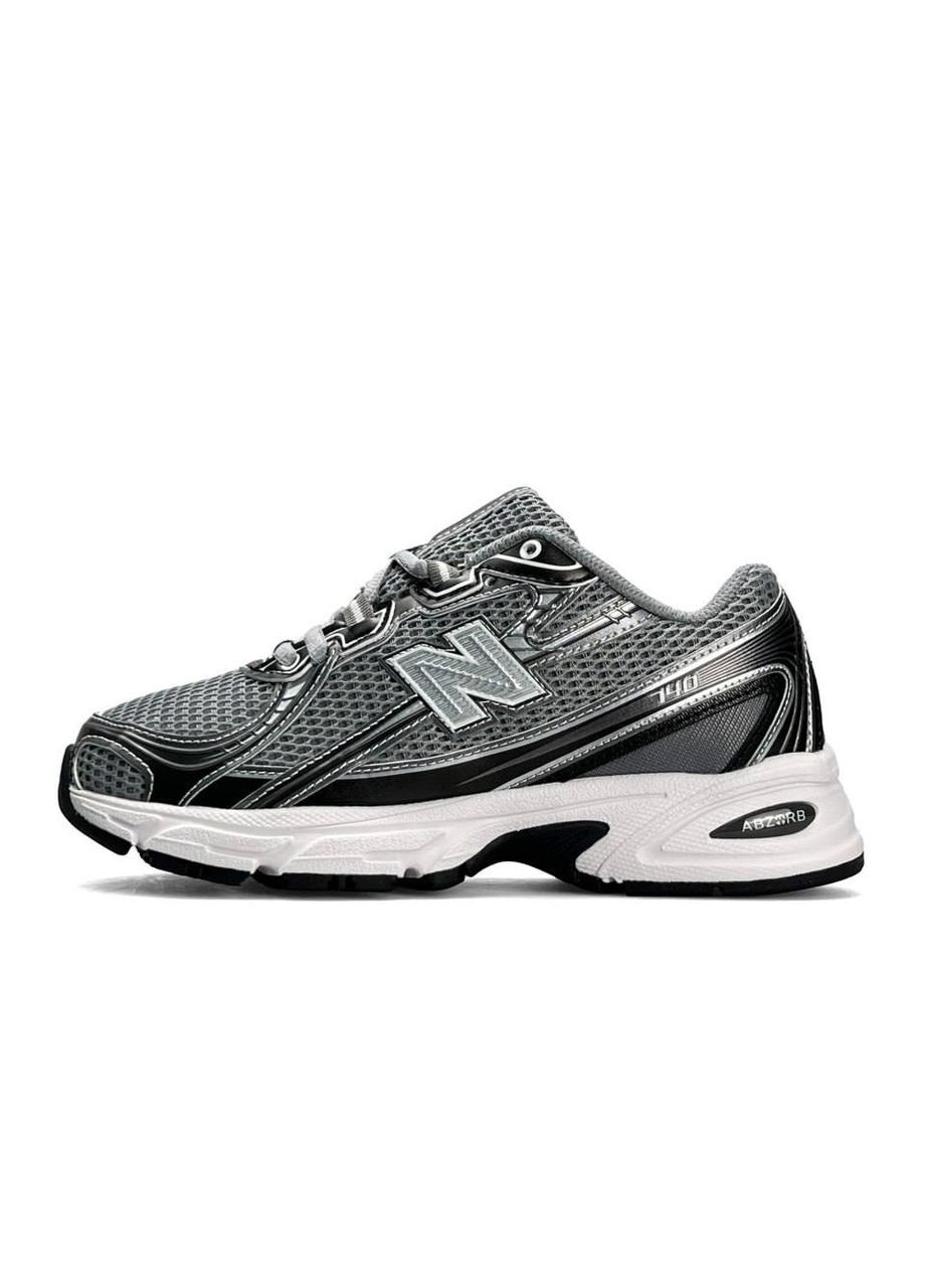 Кроссовки женские New Balance Grey Silver White No Brand 740 серые демисезоны (346055186)