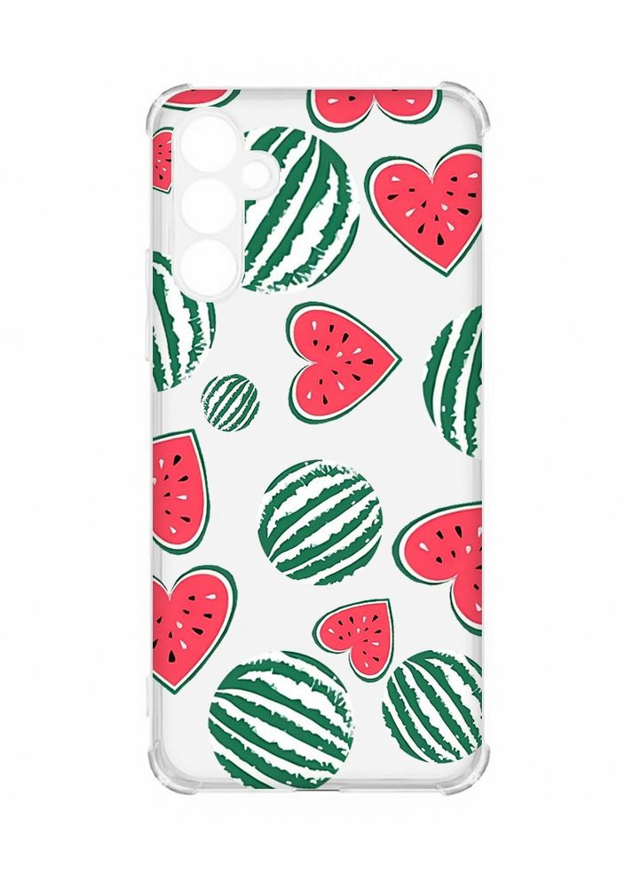 Чехол с утолщёнными углами на Samsung Galaxy A54 5G/A546:: Арбузы сердечка (принт 343) Creative (360703244)