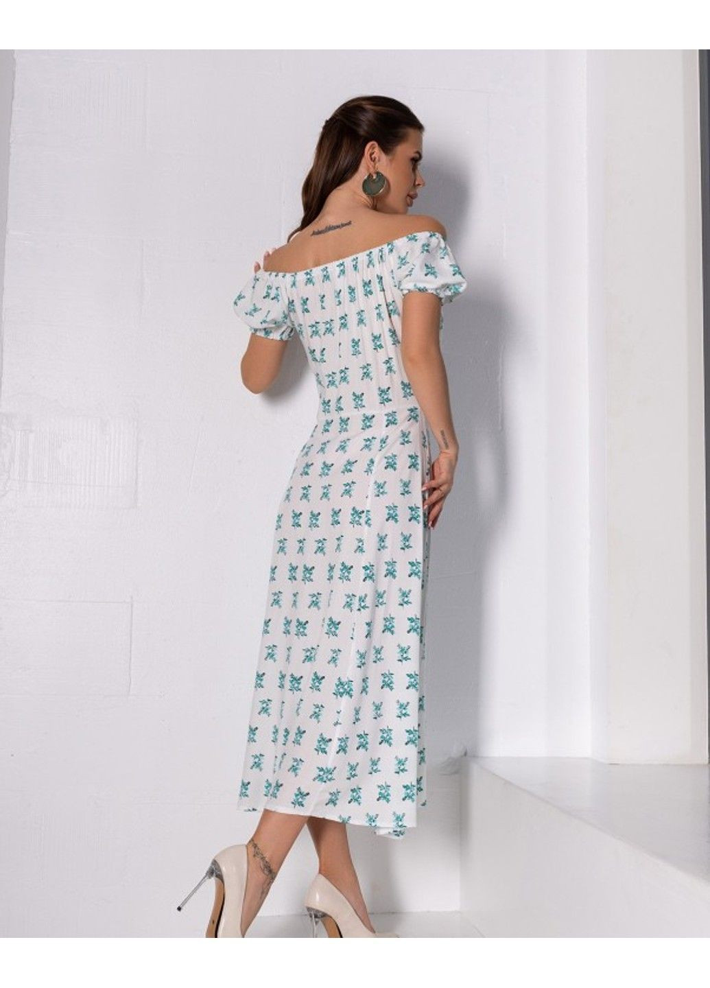Білий повсякденний сукні 14644 білий ISSA PLUS