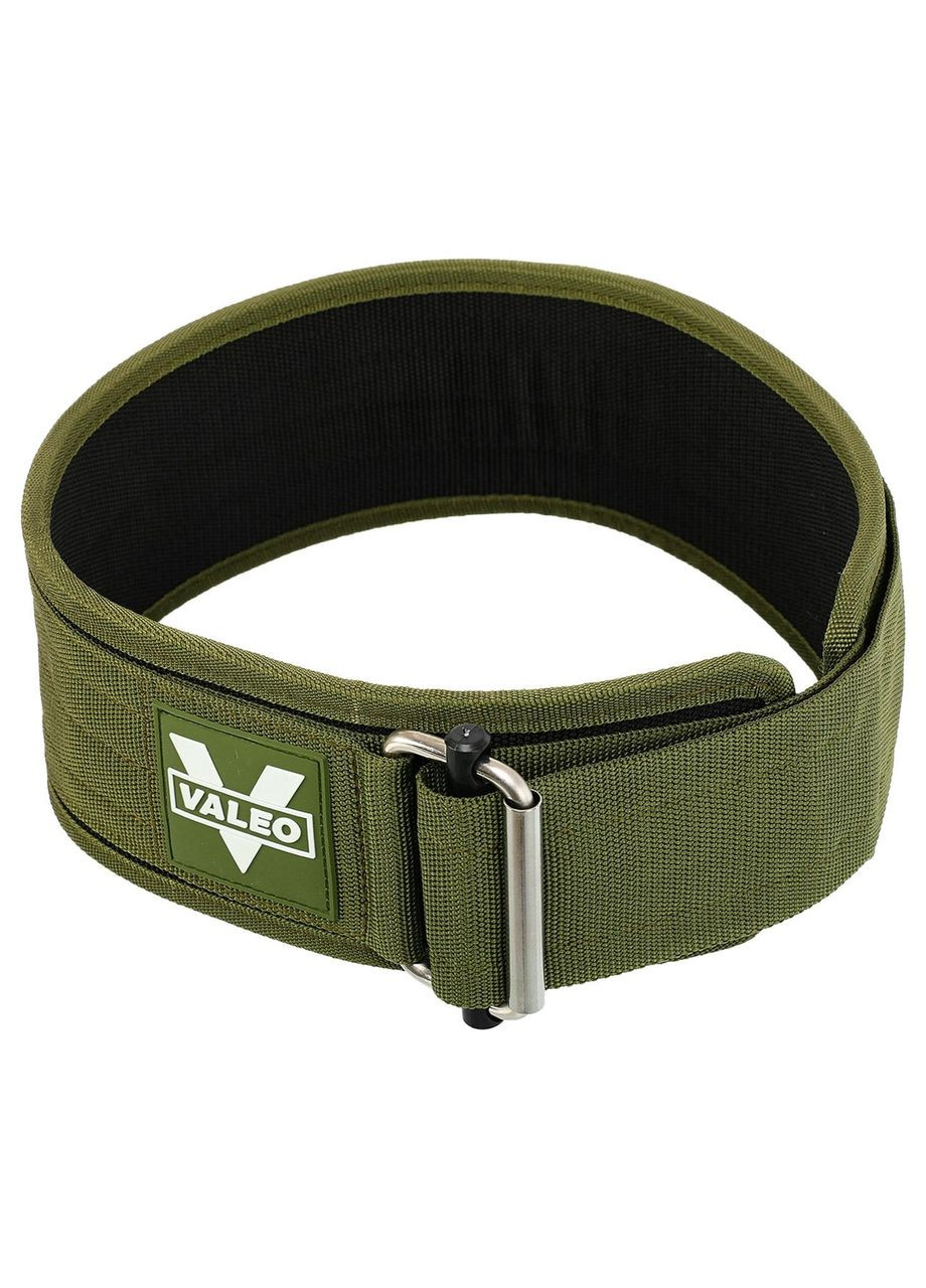 Пояс атлетический текстильный спинка 10,5 см TA-1148 (полиэстер, нейлон, L, Оливковый) Valeo (361440132)