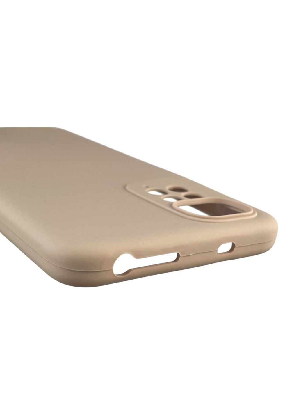 Чехол для Redmi Note 11 4G силиконовый с микрофиброй нескользящий на сяоми редми нот 11 4г пудровый Xiaomi (366387633)