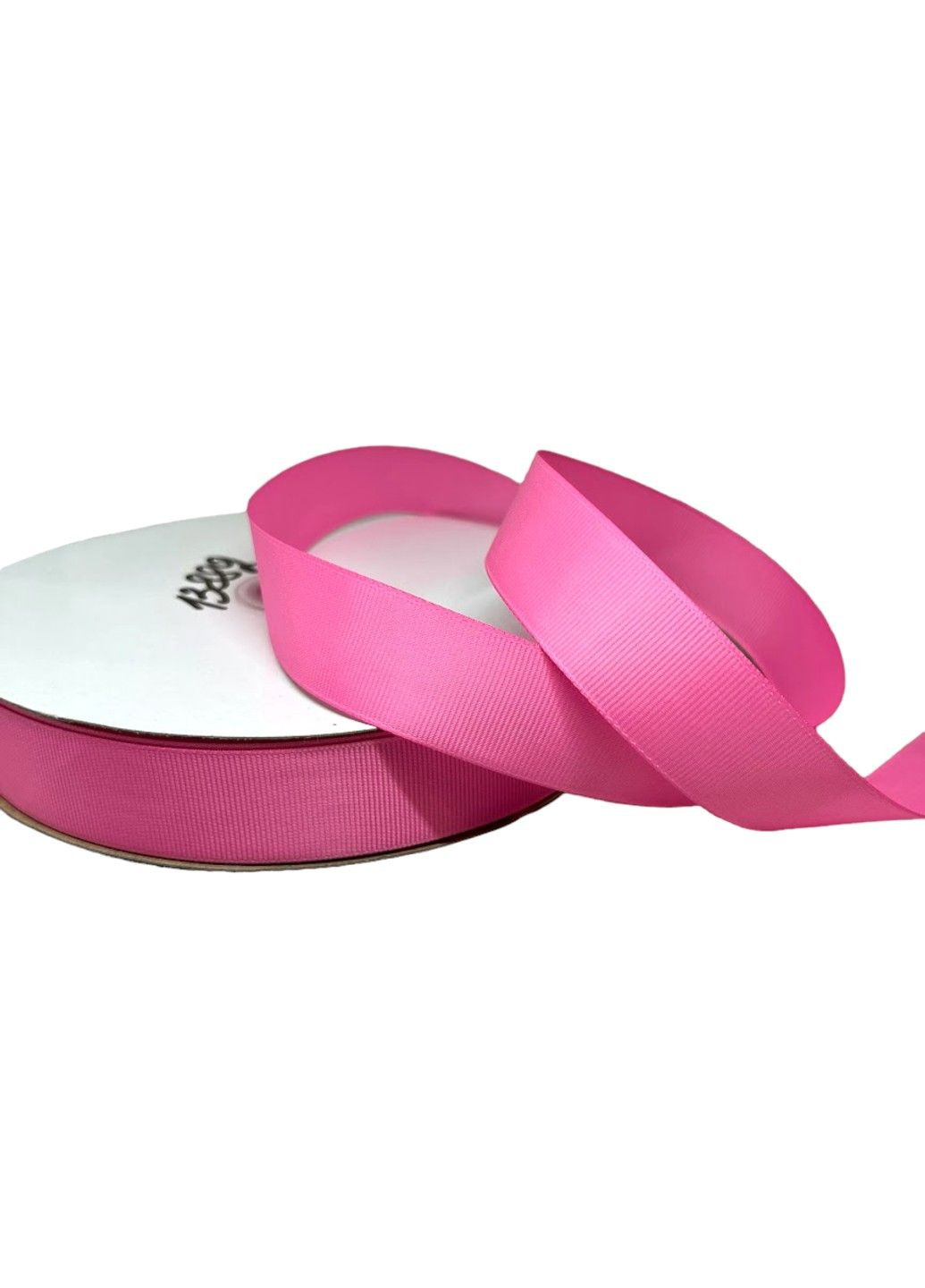 Репсова стрічка 2,5 см, колір- рожевий, метр No Brand (315504745)