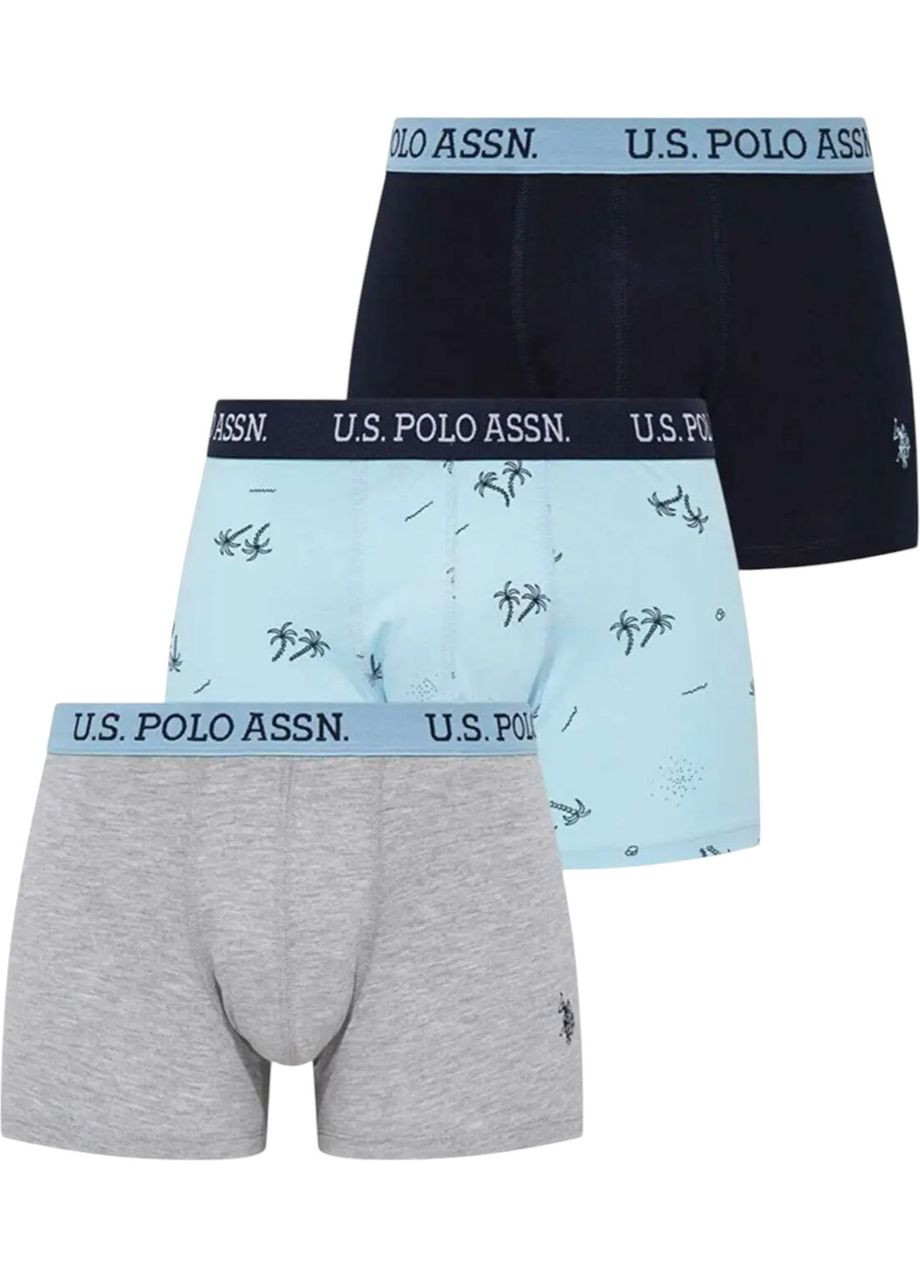 Набір чоловічих трусів-боксерів 3шт. U.S. Polo Assn. U.S. Polo Assn. (373049903)