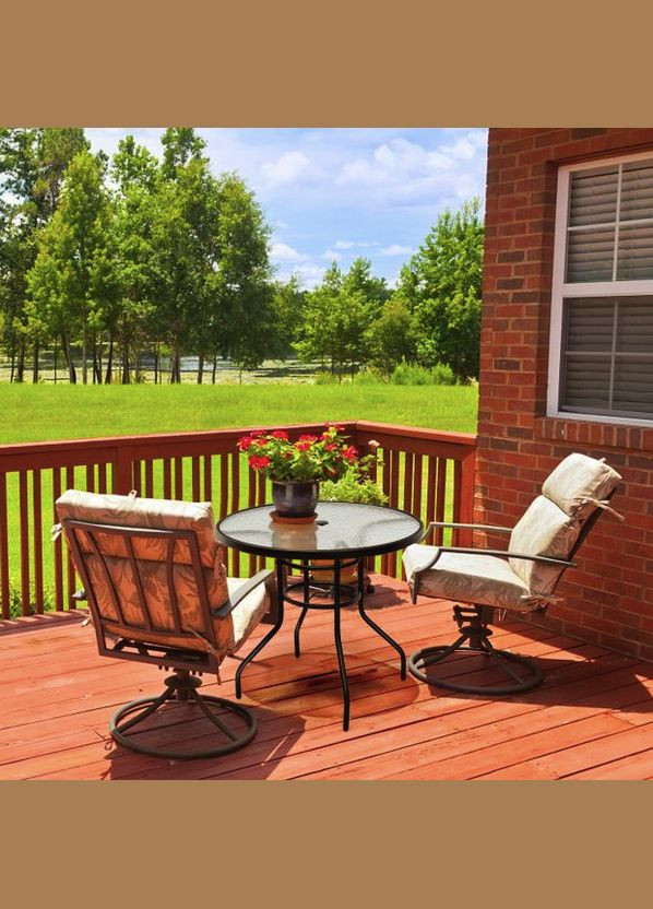 Садовый стол Acapulco с местом для зонта Costway (362028066)