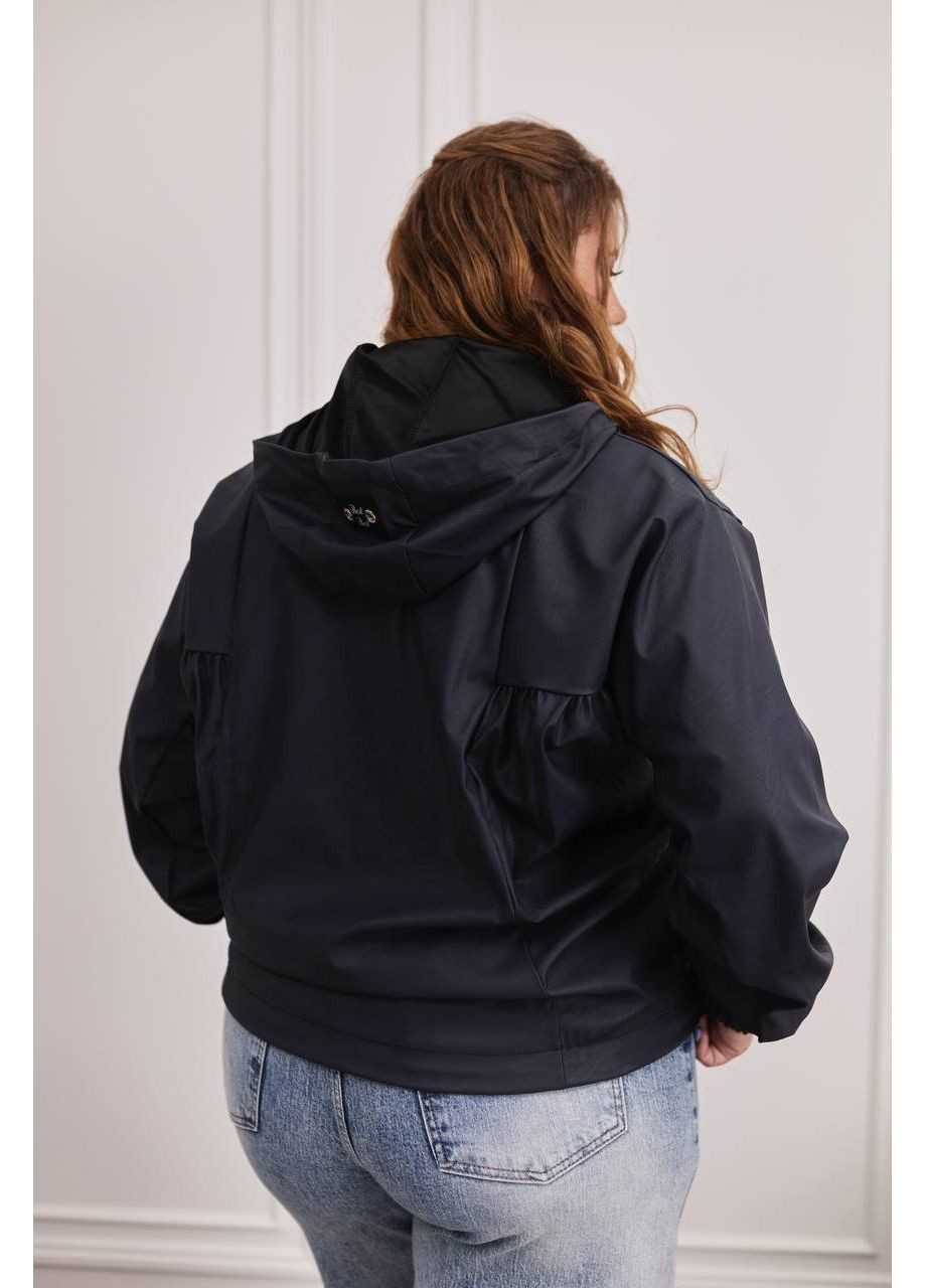 Супер стильная куртка-бомбер из эко кожи. Vione на молнии (367075990)