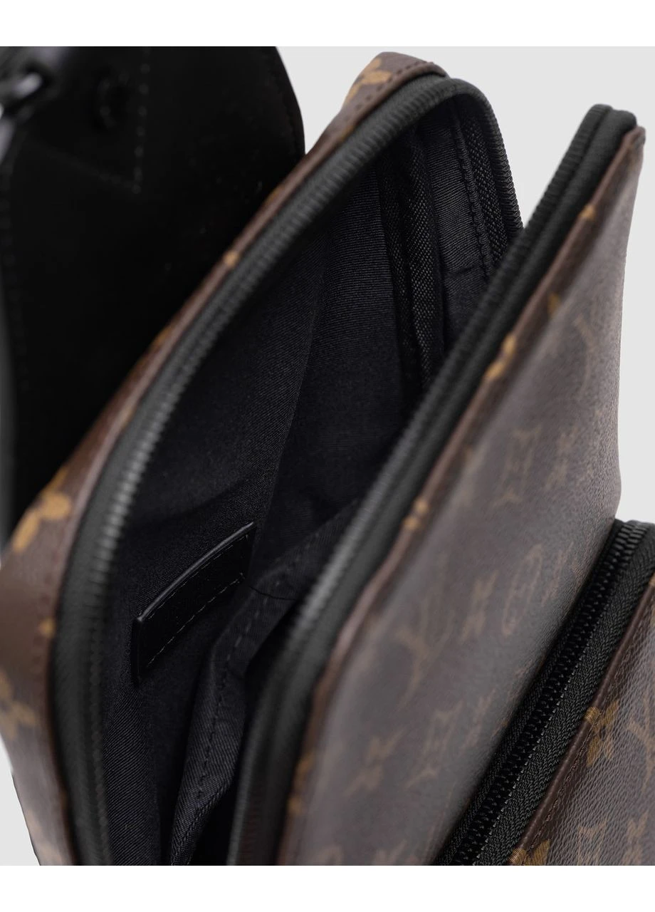 Чоловіча Барсетка Луї Вітон Егоїст Коричнева Стильна Шкіряна Сумка Louis Vuitton Seli No Brand (392710665)