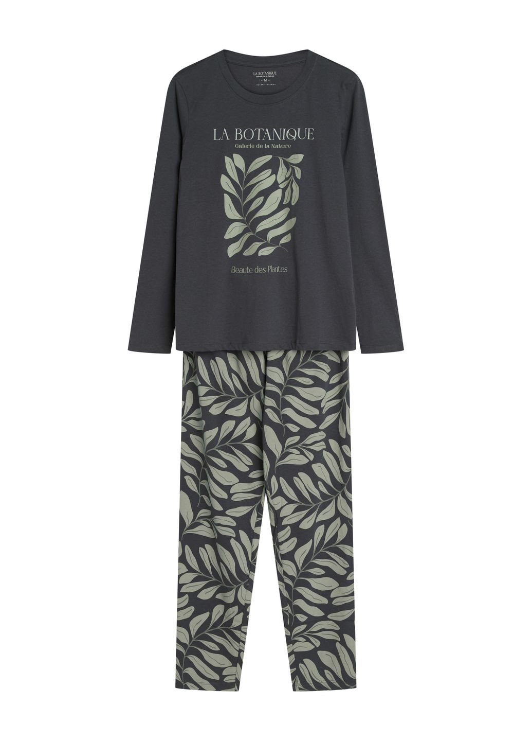 Серо-зеленая всесезон женская пижама кофта + брюки Henderson