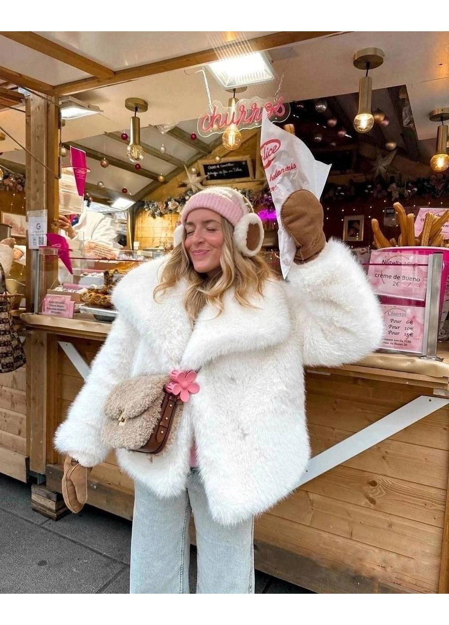 Стильная шубка из эко меха автоледи✨ Luna (368894009)