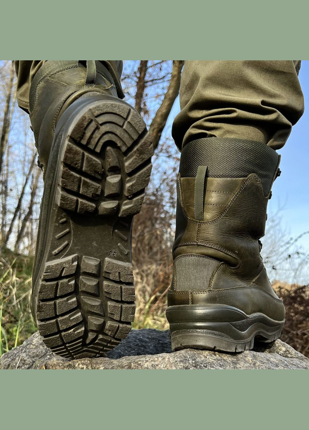 Берцы Демисезонные Мужские Тактические. 36-47р Олива. Прочные и удобные! STDM-1013 No Brand (301148019)