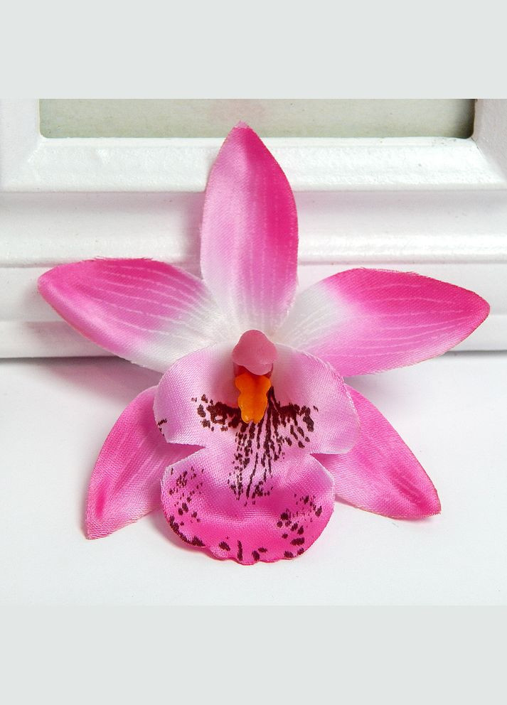 Искусственный цветок Орхидея тайська, головка, 8,5 см, розовый No Brand (340483364)