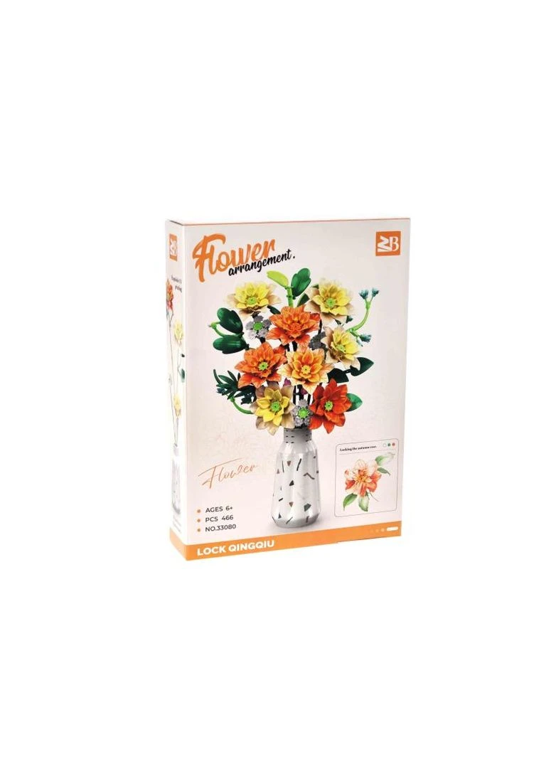 Конструктор 33080 "Цветы" 466 дет. в коробке р.37x7x26 см YG Toys (381921113)