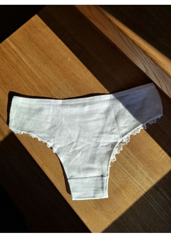 Женские трусики в рубчик 6 шт Finetoo Танга (358936122)