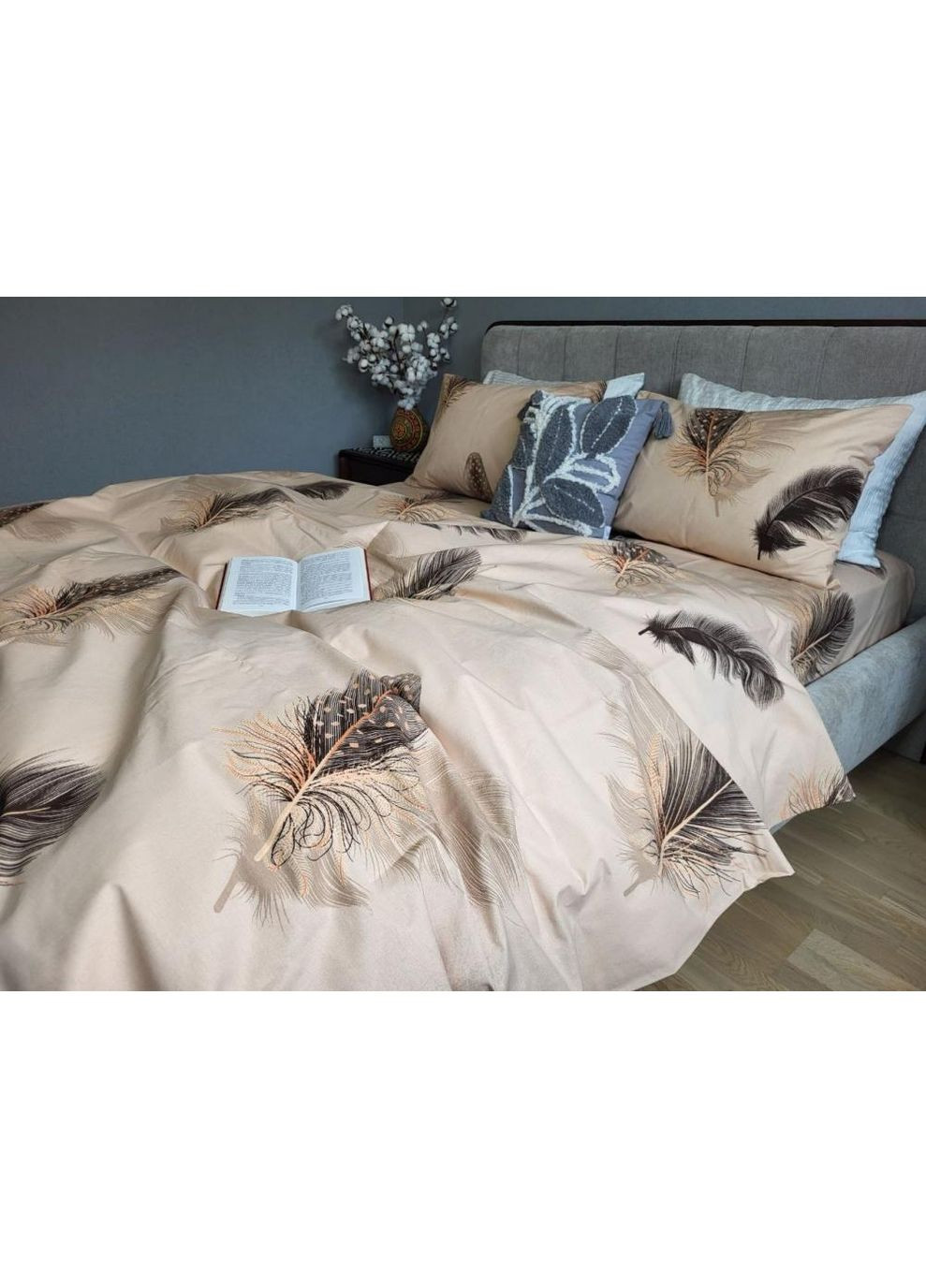 Постельное белье с резинкой Фрея, бязь PREMIUM Полуторный размер, наволочки 50/70 No Brand (364220369)