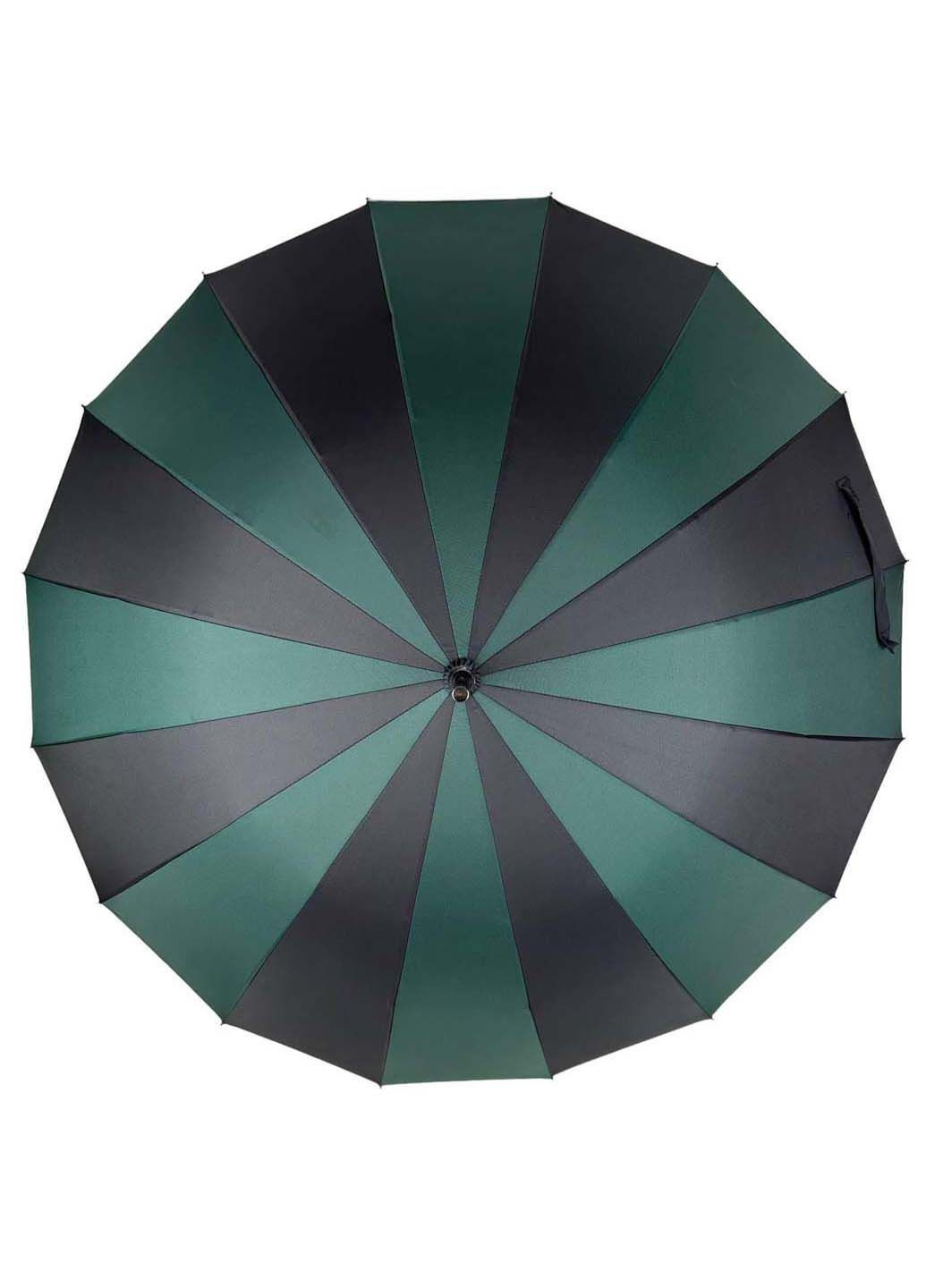 Жіноча парасолька-тростина на 16 спиць з контрастними секторами Toprain (289977334)