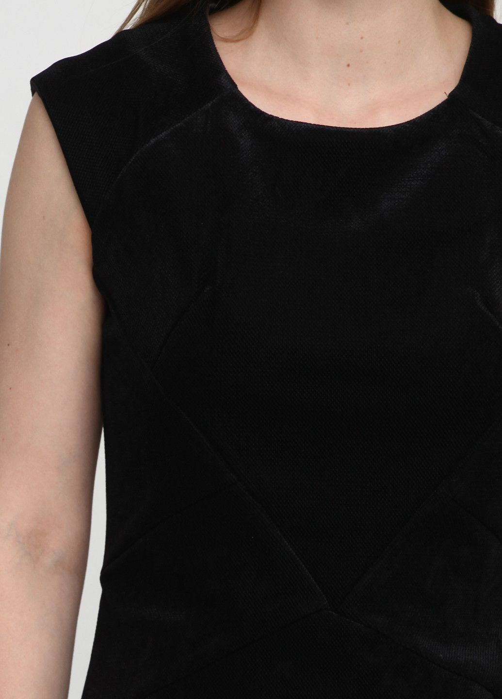 Черное повседневный платье зеленый Axel однотонное