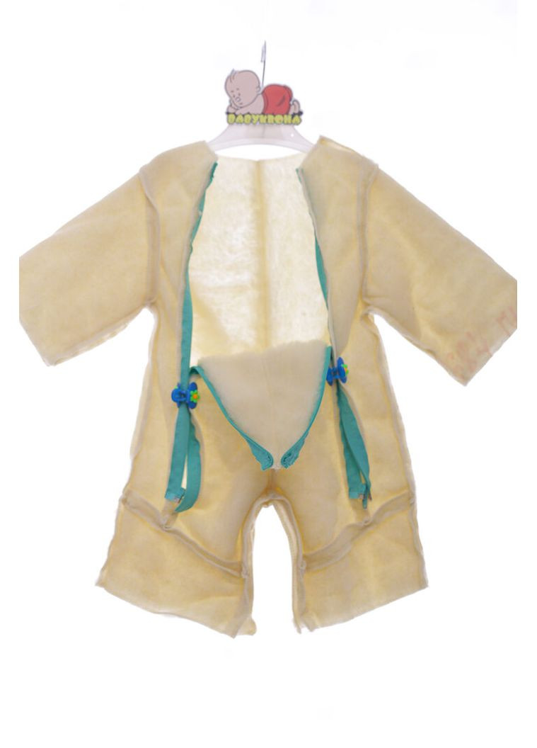 Комбінезон Трансформер на холлофайбері з принтом Совачок Євро м'ятний 92 см (36329) BABYKROHA (315423963)