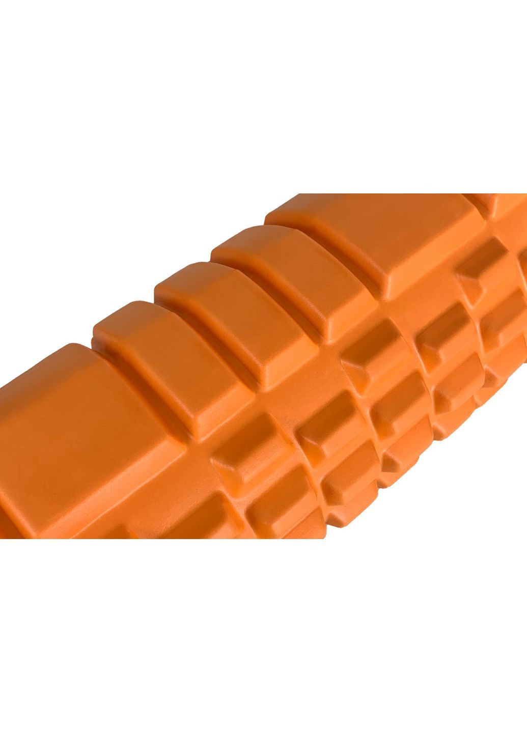 Массажный ролик Grid Roller 33 см v.1.1 прочный массажер (оранжевый) EasyFit (365703935)