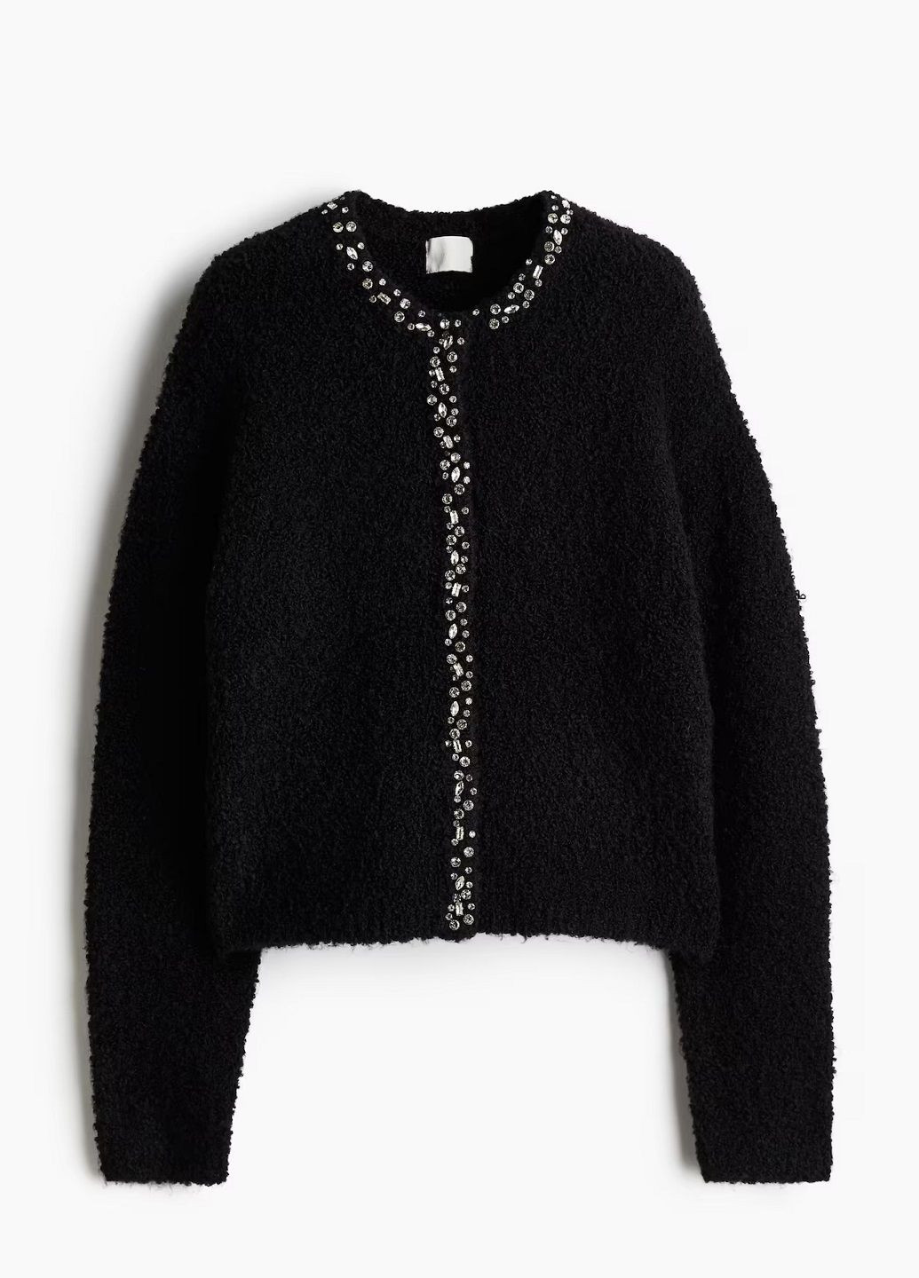 Черный демисезонный кардиган H&M