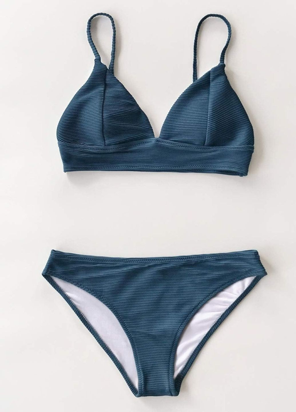 Синій літній жіночий купальник women's bikini set (8461) CUPSHE
