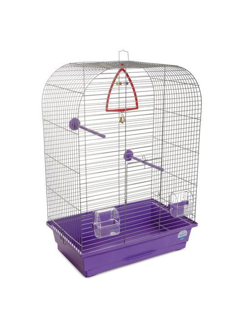 Клітка для птахів АУРІКА фіолетова 440х270х640 мм (PR241490) Природа (354701991)