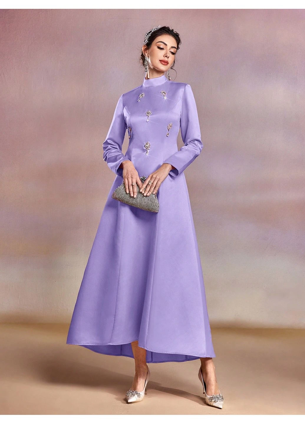 Лілова сукня SHEIN