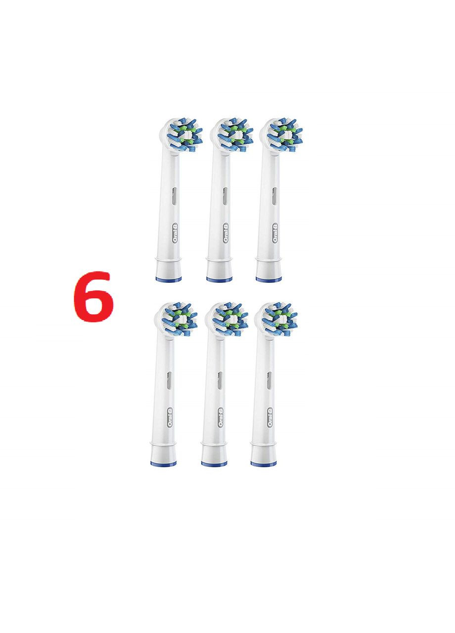 Насадки для електричної зубної щітки ORAL-B Cross Action EB50 6 шт. Braun (314942696)