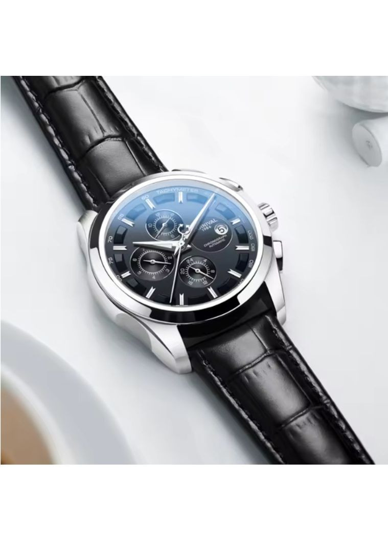 Наручний годинник чоловічий Genius Prime Silver 2 ремінці Сріблястий (3599) Carnival (362975784)