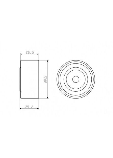 Ролик натяжной HYUNDAI SANTA FE (пр-во) GT10061 GMB (366107906)