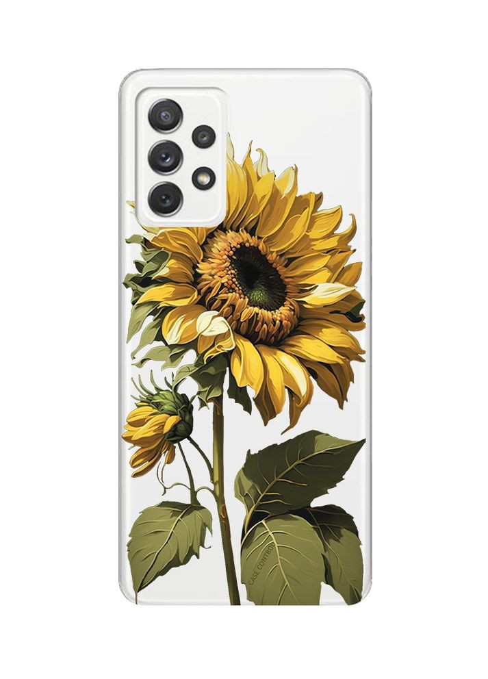 Прозорий чохол на Samsung Galaxy A72/A725:: Соняшник (принт 274) Creative (360707602)