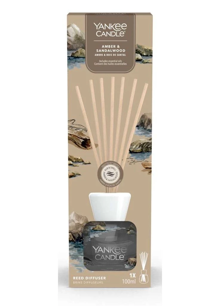 Аромадифузор для оселі Amber & Sandalwood Reed 100 мл Yankee Candle (400787955)