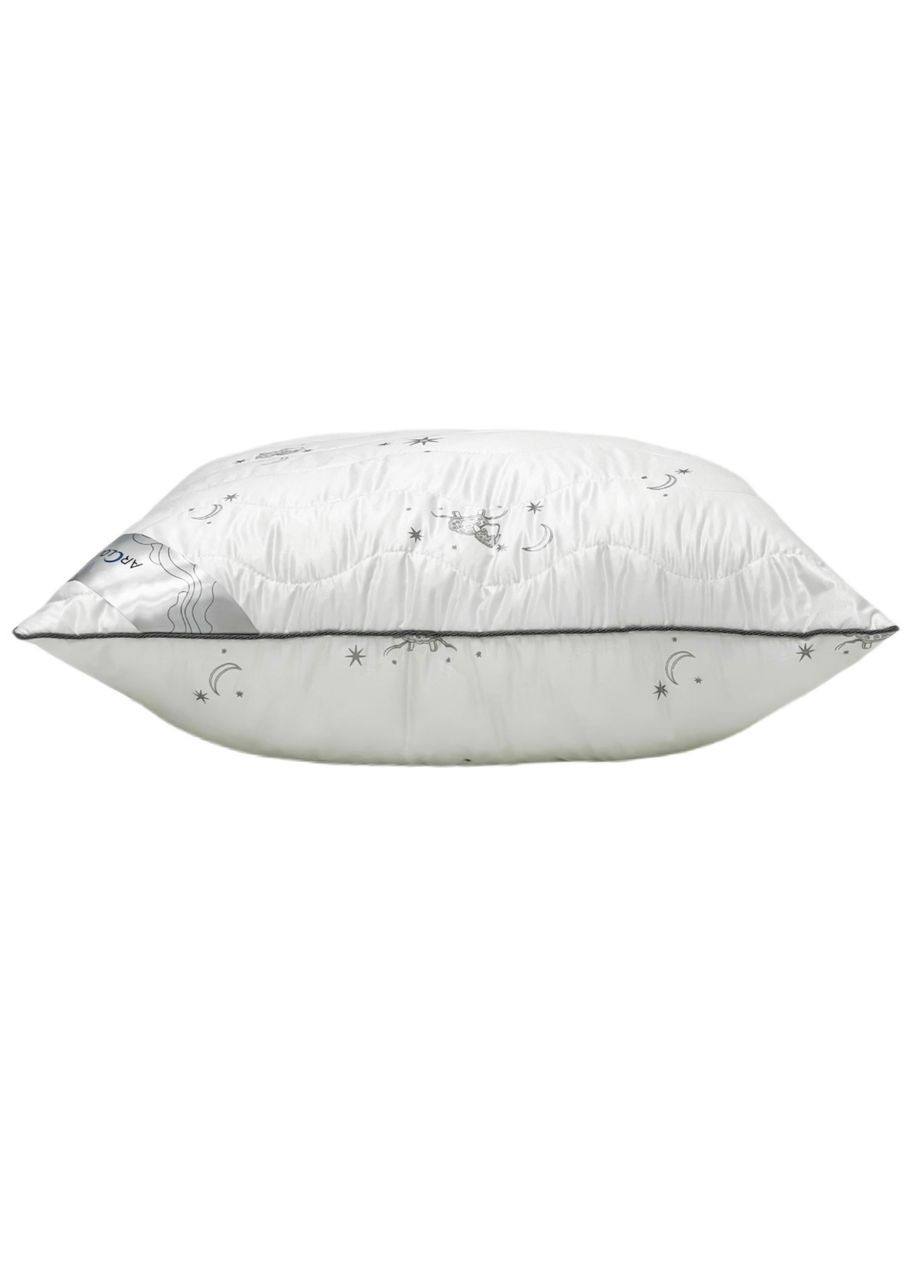 Подушка антиалергенна 50х70 см Merino / Меріно з блискавкою біла ArCloud (370441870)